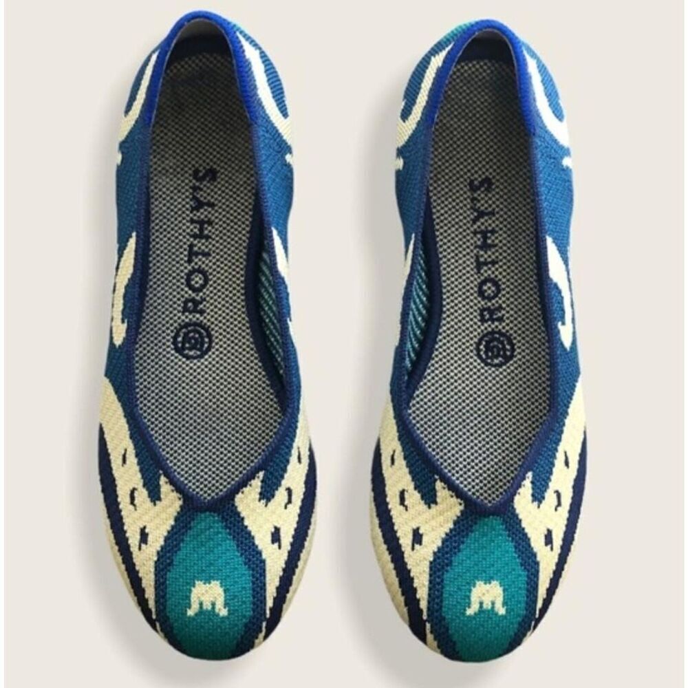 ROTHY'S Women's The Flat Round-Toe Slip-on Knit Upper Comfy Flats Size 8.5 NWOT